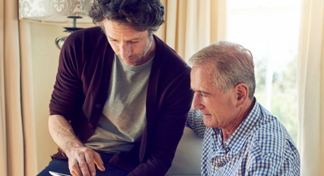 Technology support for seniors in Elbow Valley